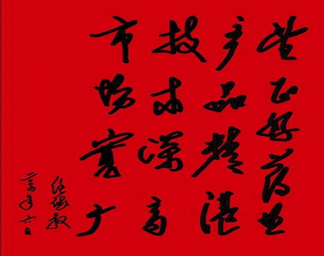 藥品監督管理局副局長(cháng)為正好題詞